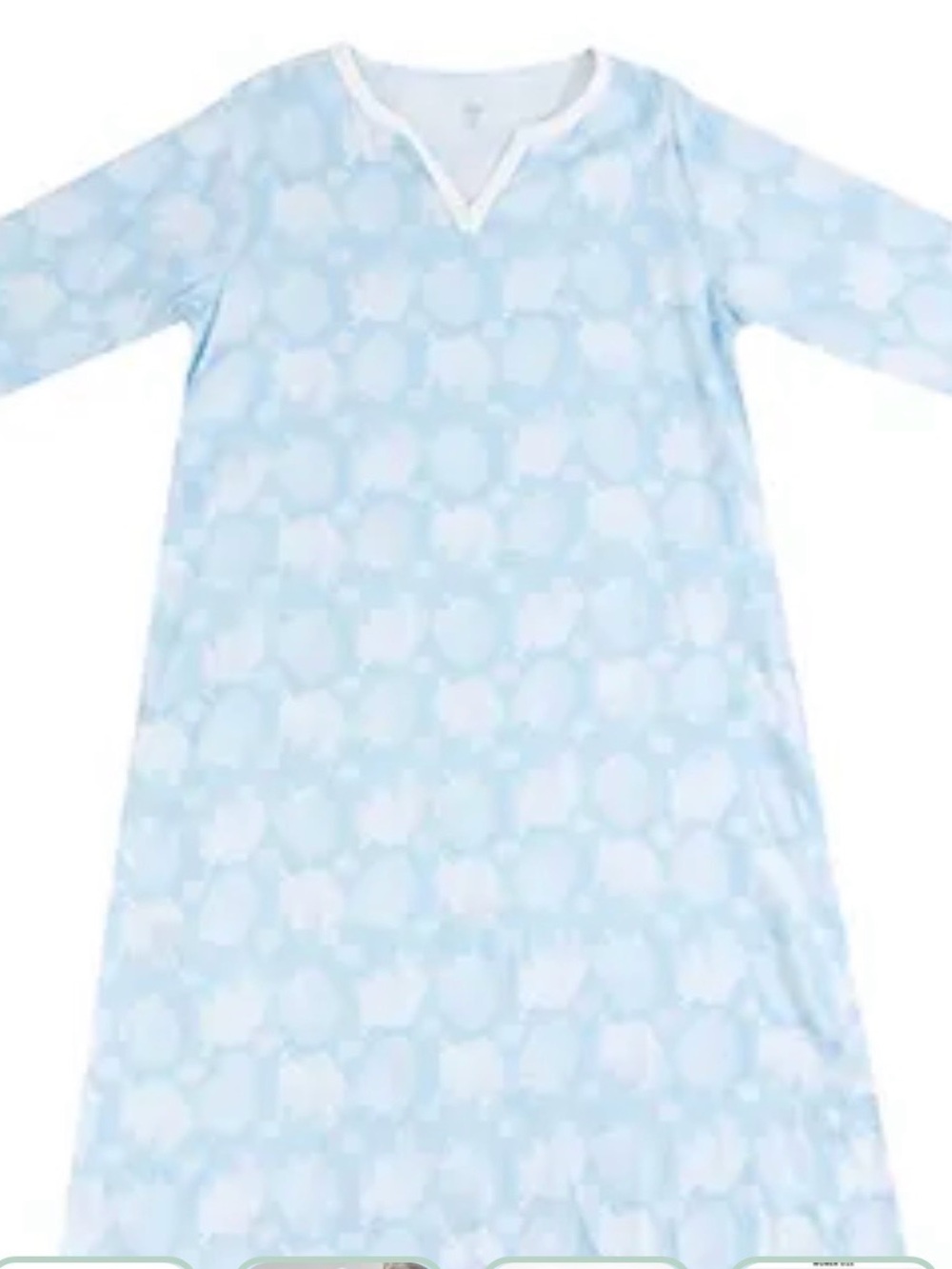 Nest women’s Bamboo  Nightgown - Sea Fan